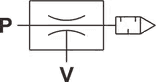 Vakuumerzeuger Symbol