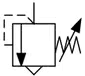 Symbol Druckregler